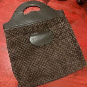 Vintage suede handbag